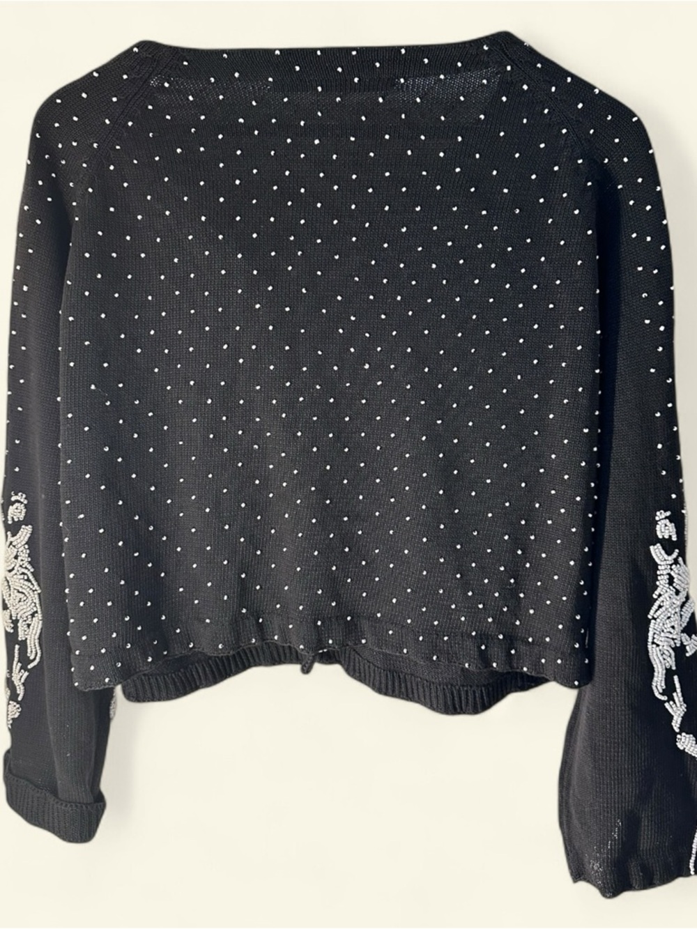 RARE VTG 1993 Michael Simon Marilyn Monroe beaded cardigan- Art to wear - Picture 4 of 6